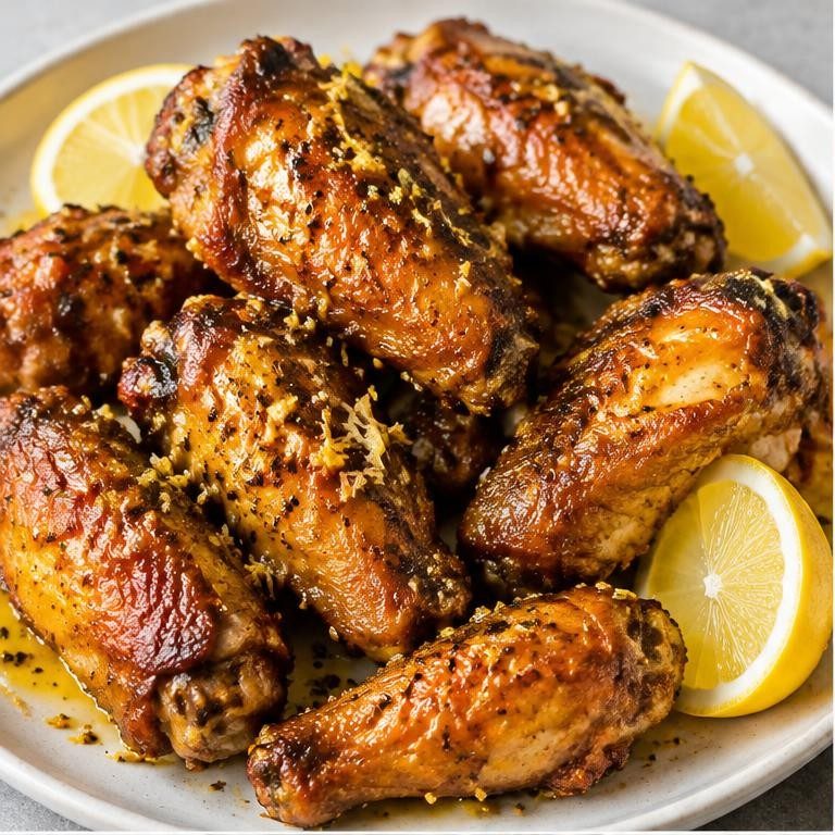 Lemon Pepper Honey Wings (illustrative image)
